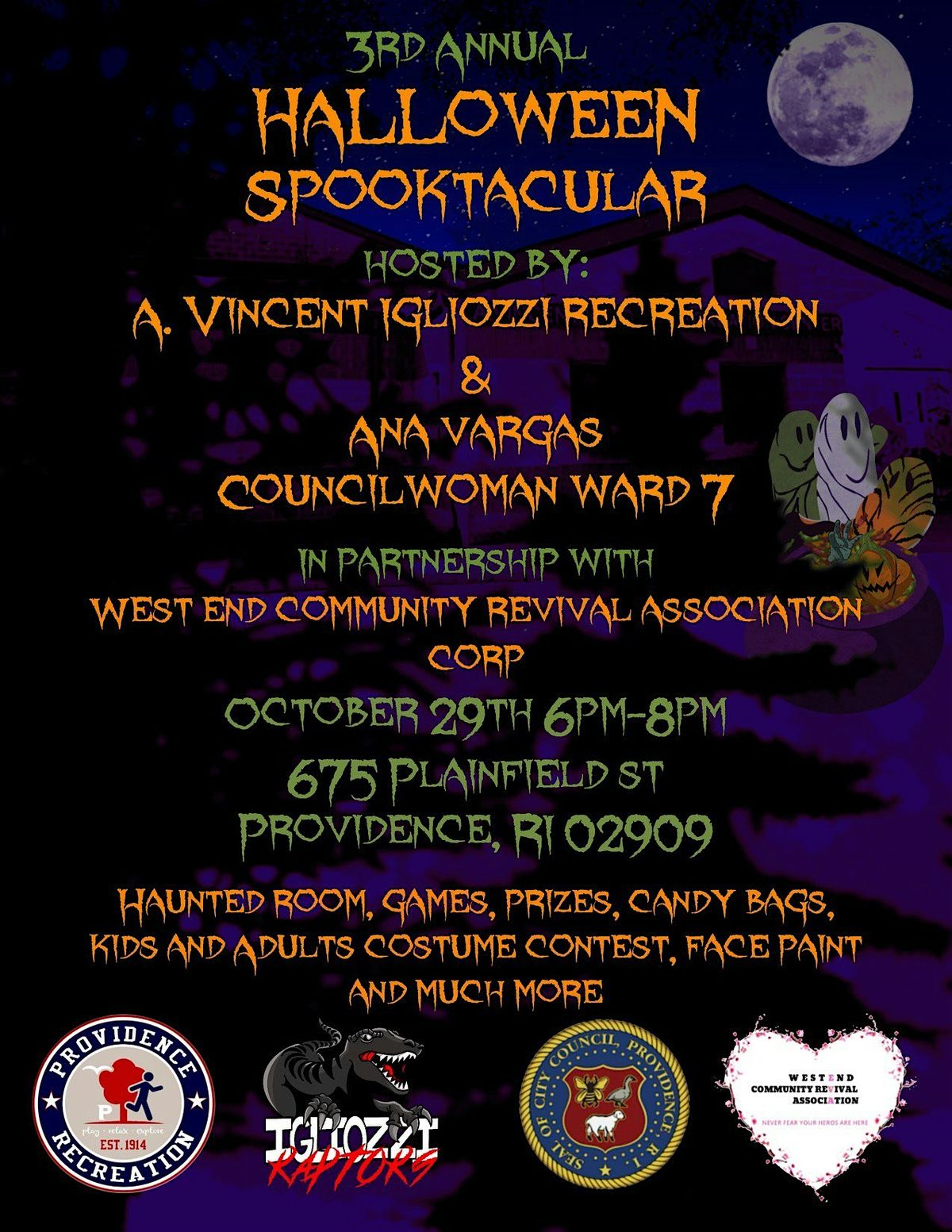 3rd ANNUAL HALLOWEEN NIGHT SPOOKTACULAR