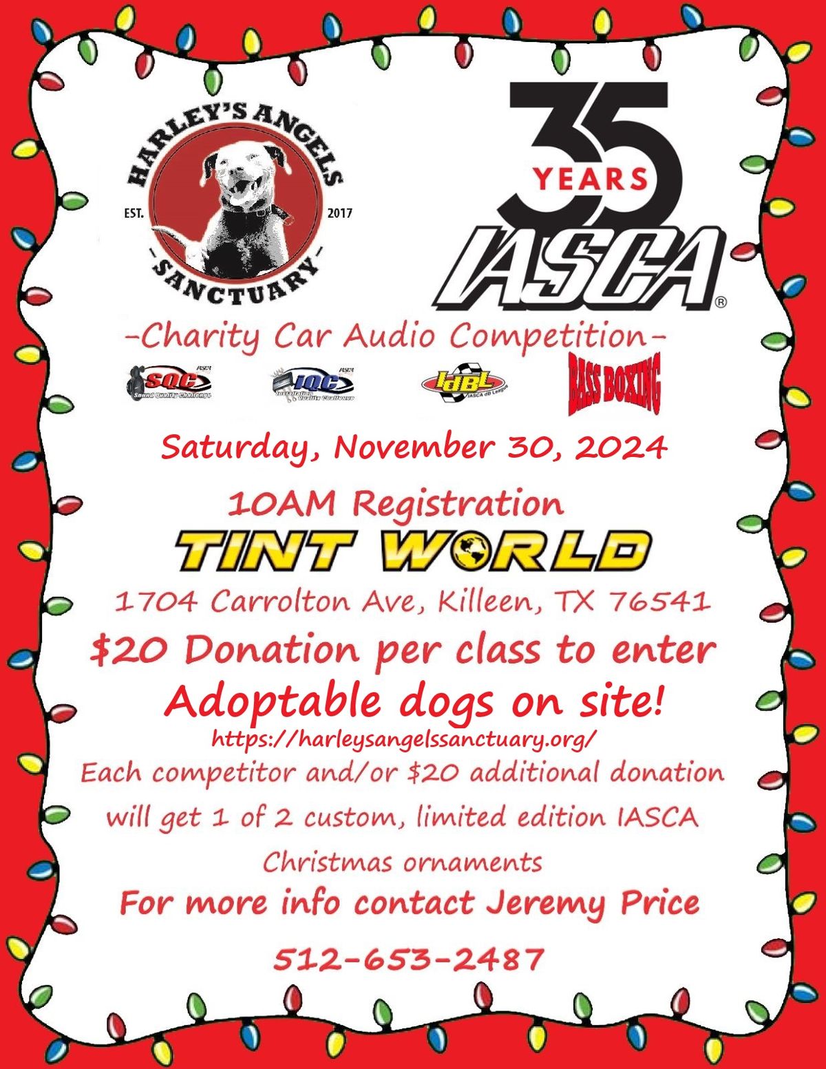 Harley's Angels Charity Sound Off presented by Tint World - Killeen