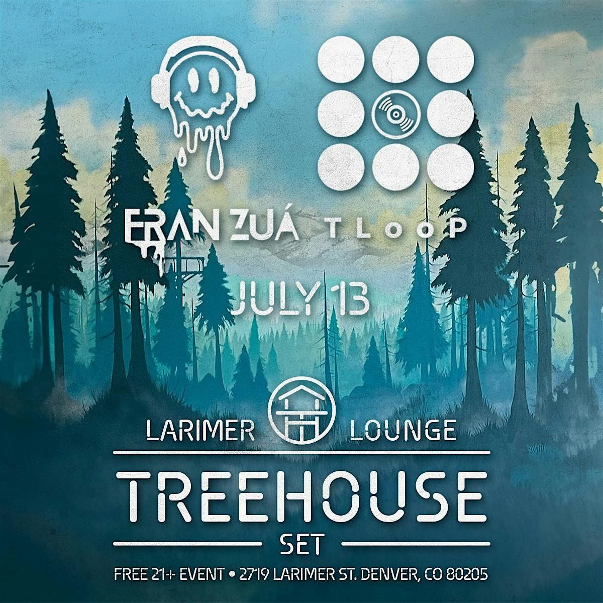 Fran Zua \/ TLooP Treehouse DJ sets @ Larimer Lounge, Denver