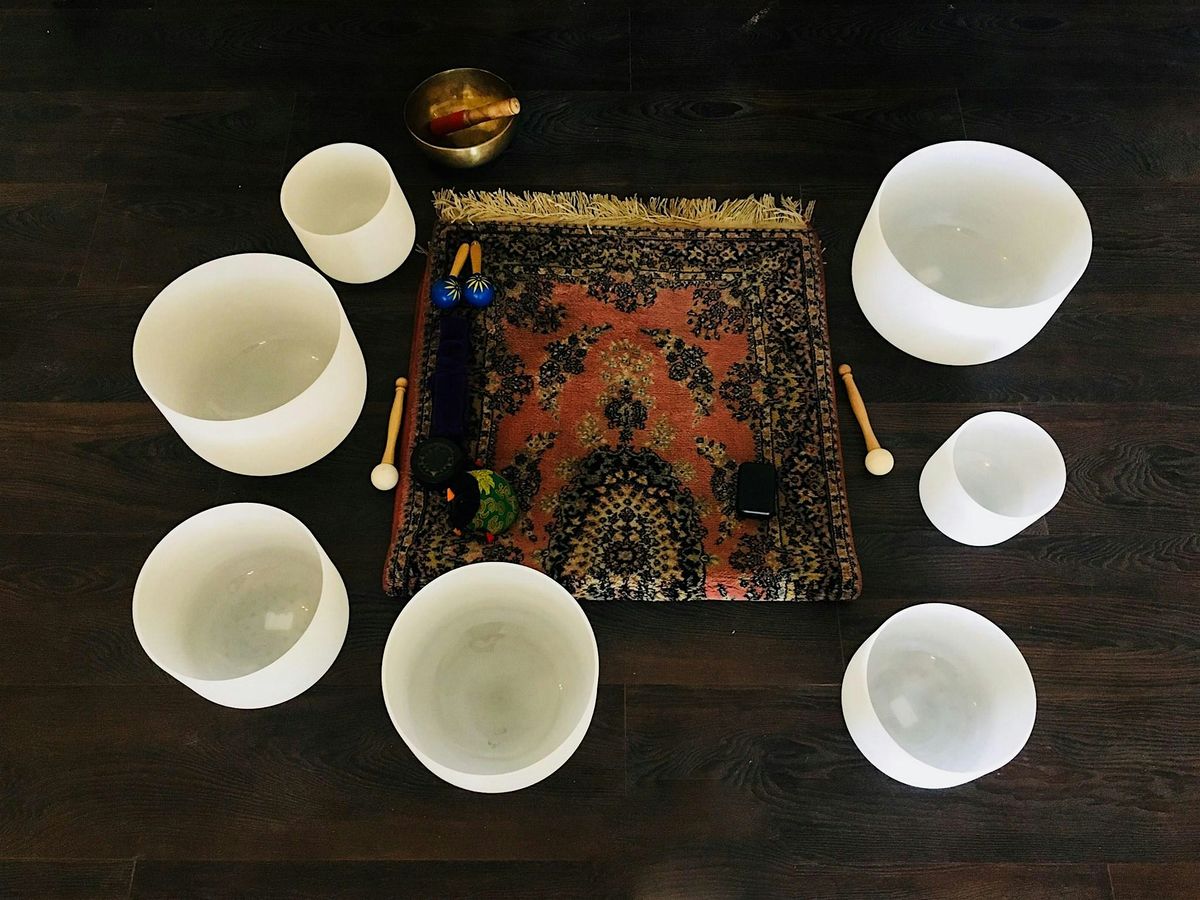 Sound Bath Toning Meditation with Singing Bowls & Channeled Light Language