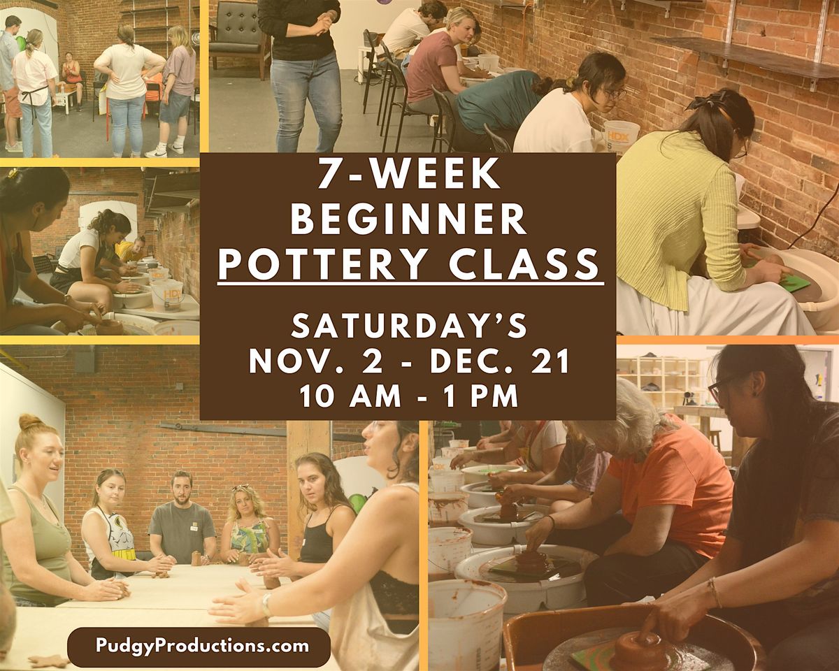 7-Week Beginner Pottery Class! (Wheel Throwing) 11\/2-12\/21