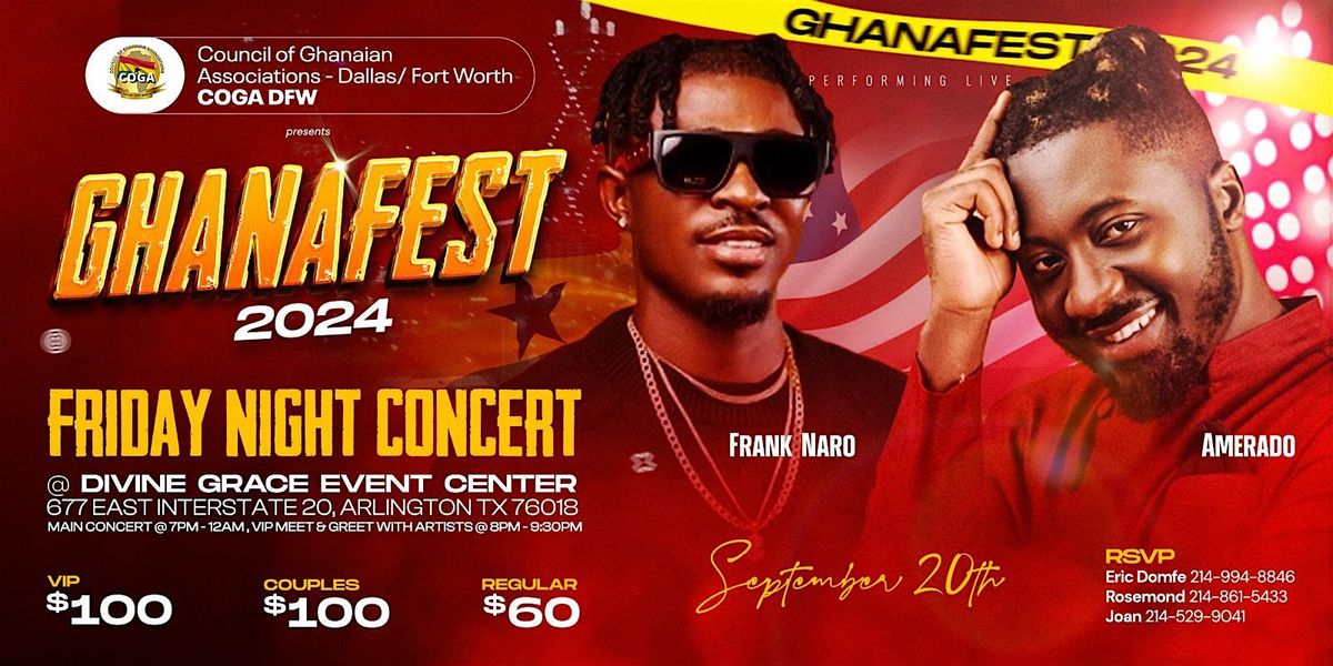 COGA-DFW 2024 GHANAFEST CONCERT