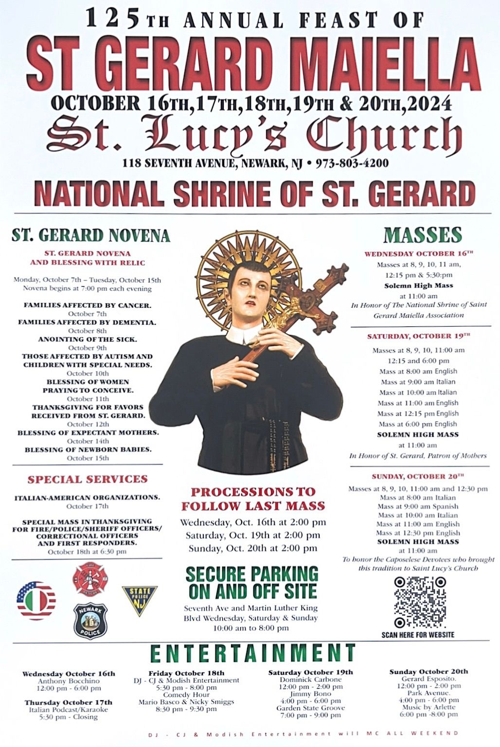 125th Annual Feast of St. Gerard