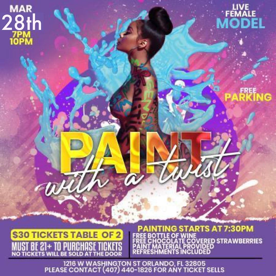 Live Nude Paint with a Twist