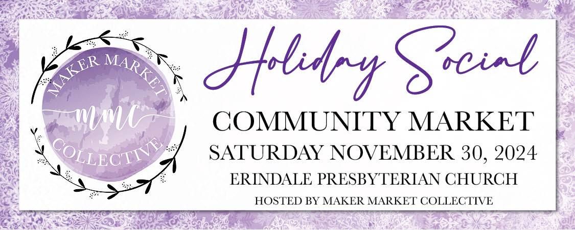 Holiday Social Community Market