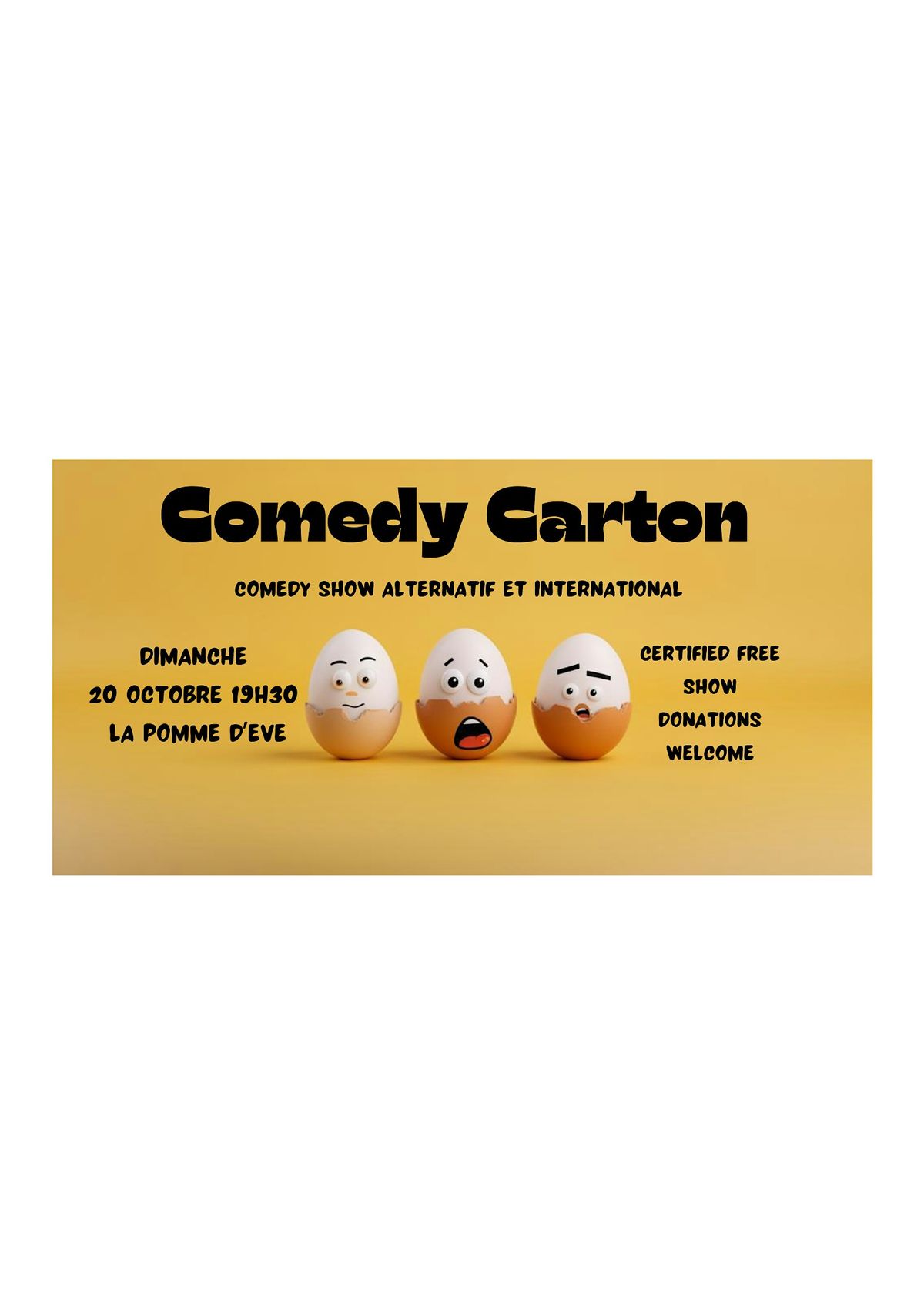 Comedy Carton Paris: Halloween Special