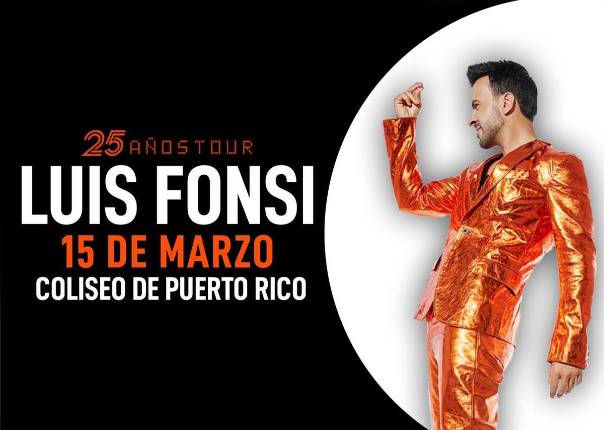 Luis Fonsi 25 a\u00f1os tour