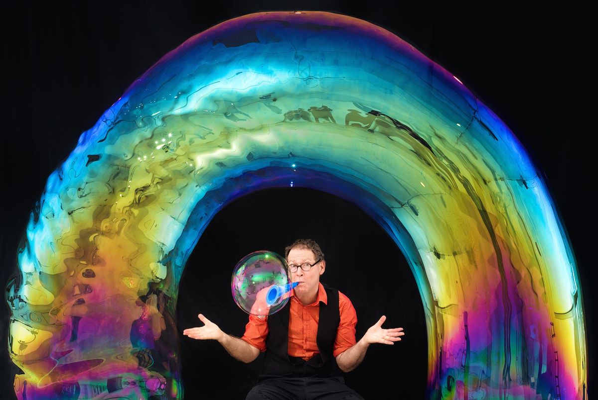 Amazing Bubble Man at Beacon Arts Centre 26 July, 2 PM