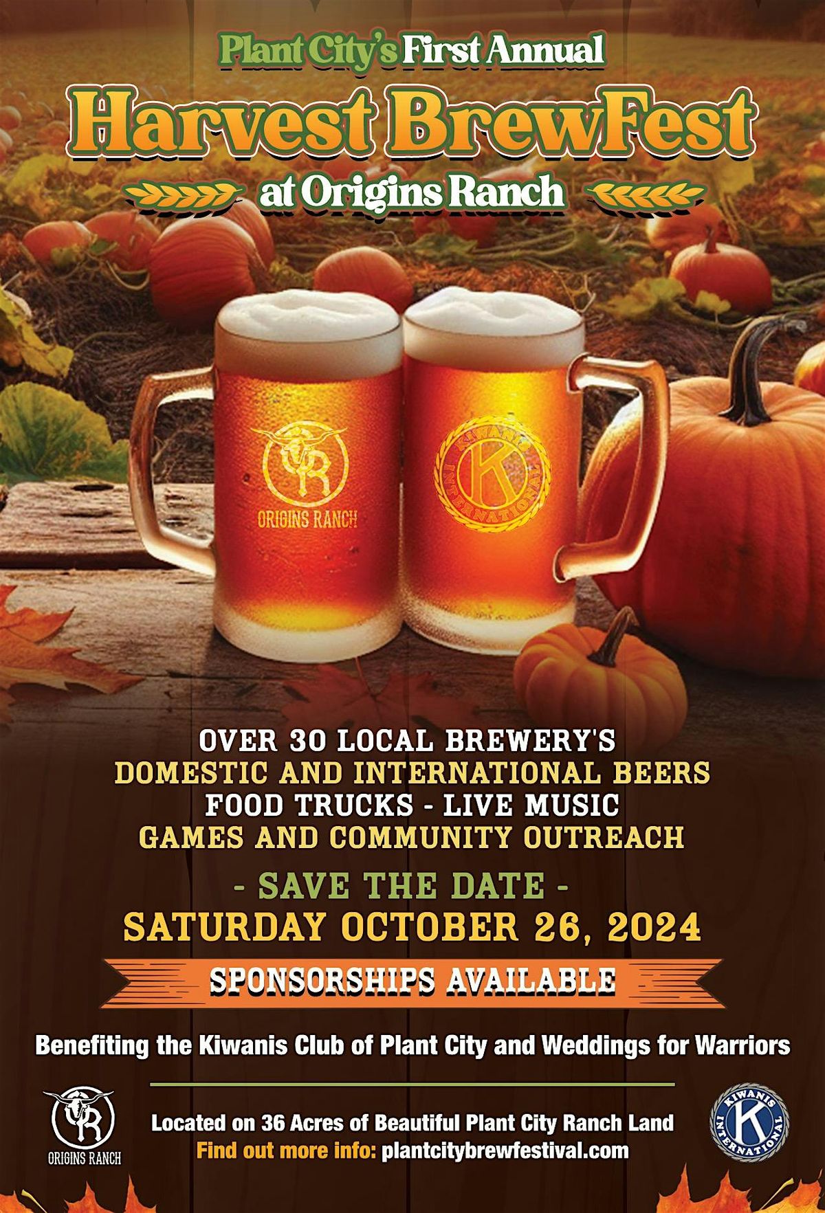 Plant City Harvest BrewFest at Origins Ranch