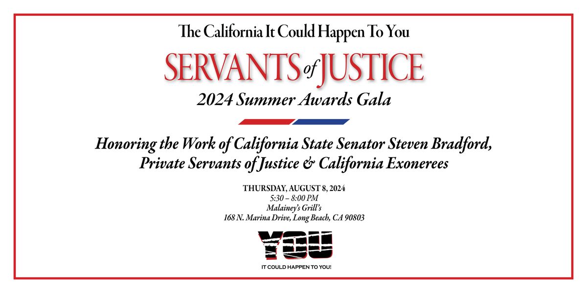 Servants of Justice 2024 Summer Awards Gal