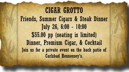 Start the Summer with...Cigar Grotto's Summer Cigar Dinner