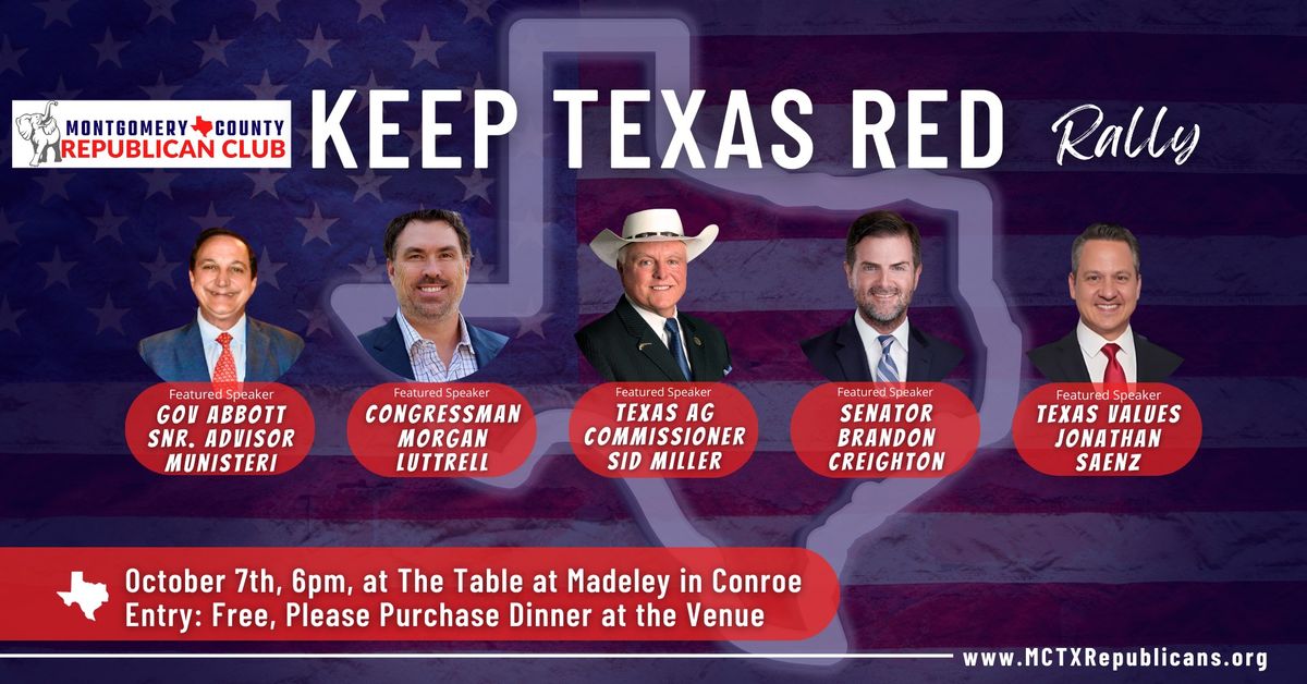 KEEP TEXAS RED Rally