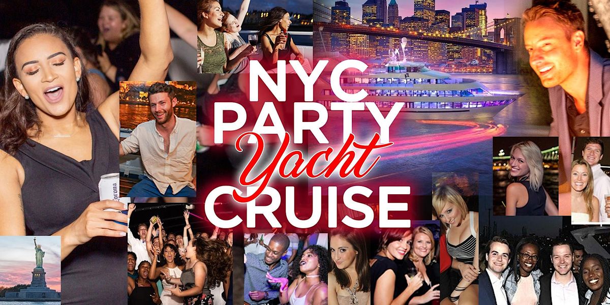 Party Yacht Cruise Around New York City - DJ, Dancing, Fun!