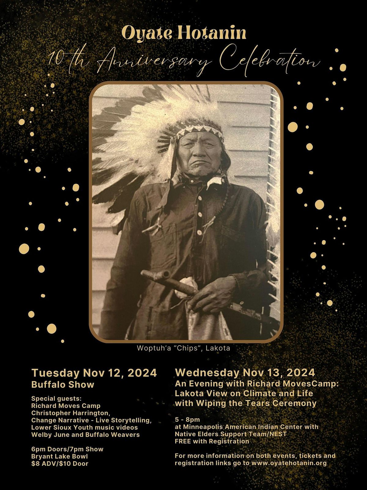 An Evening with Richard Moves Camp: Lakota View on Climate and Life