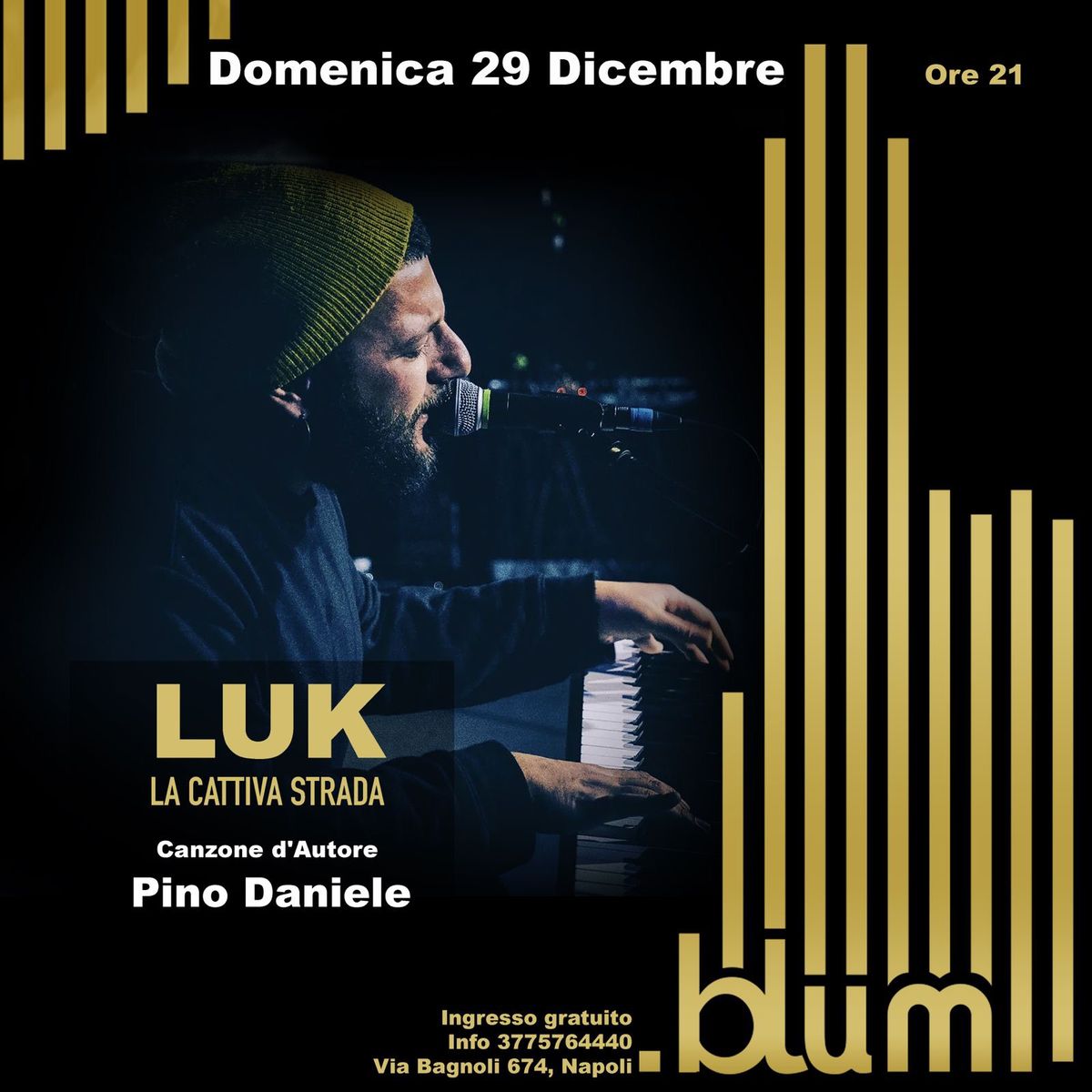 LUK & la Canzone d\u2019Autore: Pino Daniele 