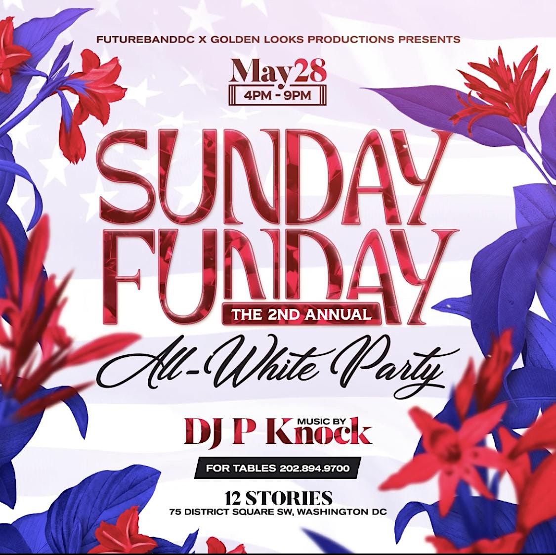 SUNDAY FUNDAY: THE 2ND ANNUAL ALL-WHITE PARTY @ 12 STORIES