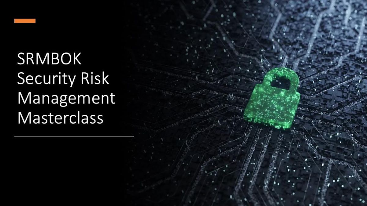 SRMBOK Security Risk Management Masterclass (Perth)