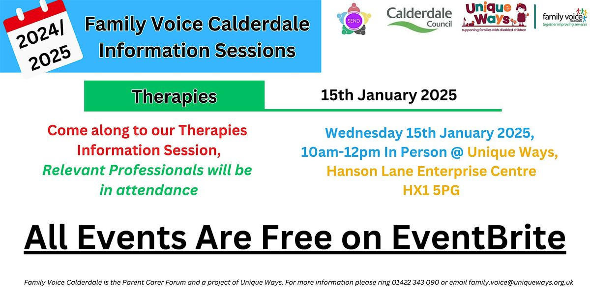 Therapies Information Session