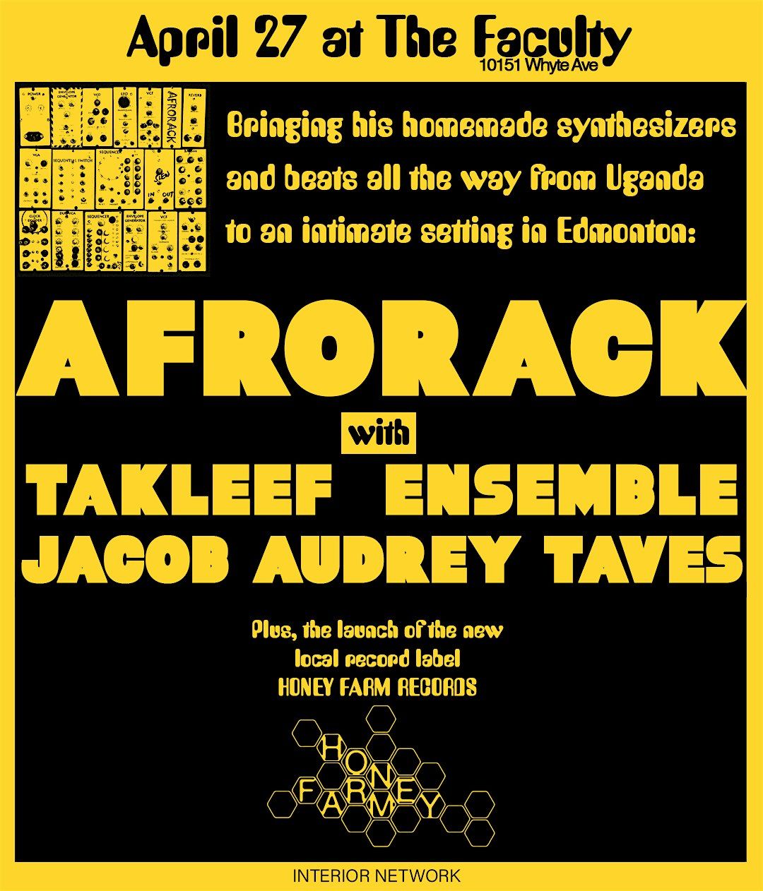 Afrorack w\/ Takleef Ensemble and Jacob Audrey Taves