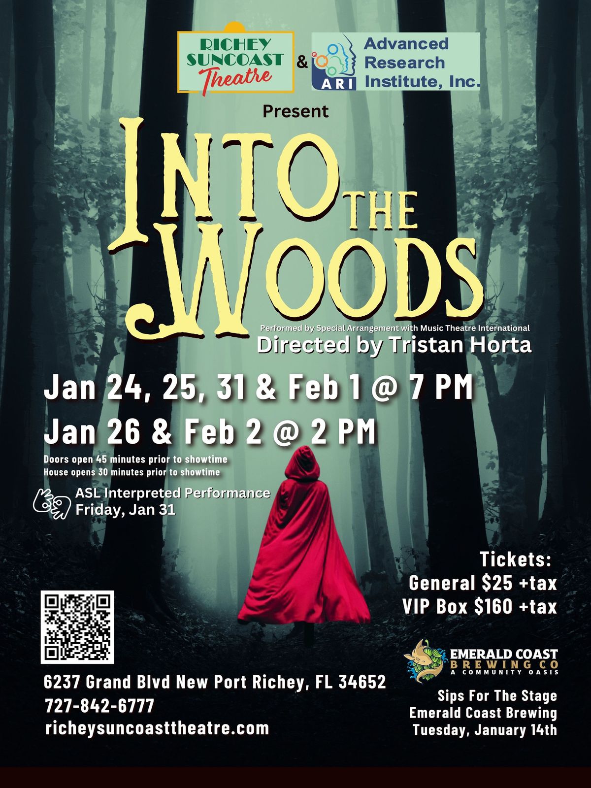 Into The Woods - Live Theatrical Event @ Richey Suncoast Theatre