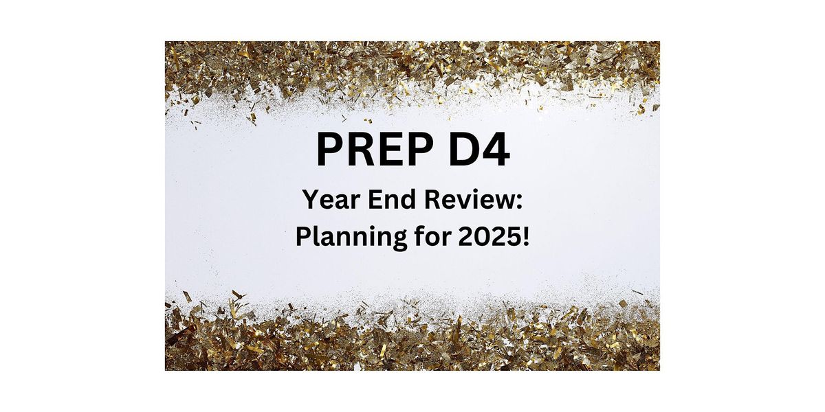 Year End Review: Planning for 2025!