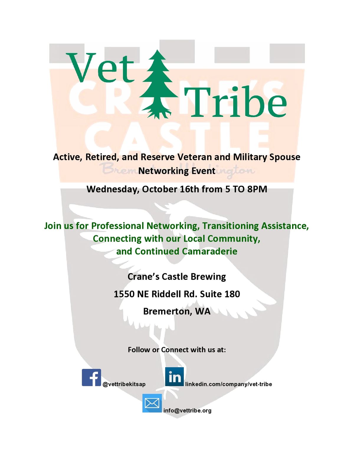 October 2024 Military, Veteran, and Military Spouse Networking Event