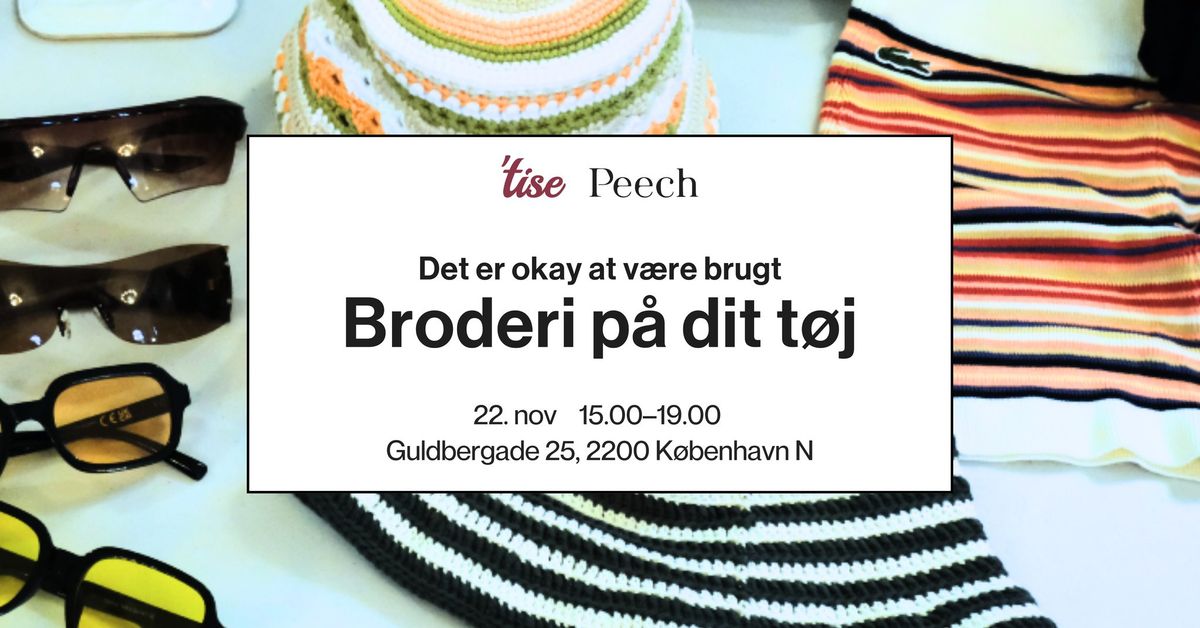 Peech x Tise: "Det er okay at v\u00e6re brugt" \ud83e\uddf5