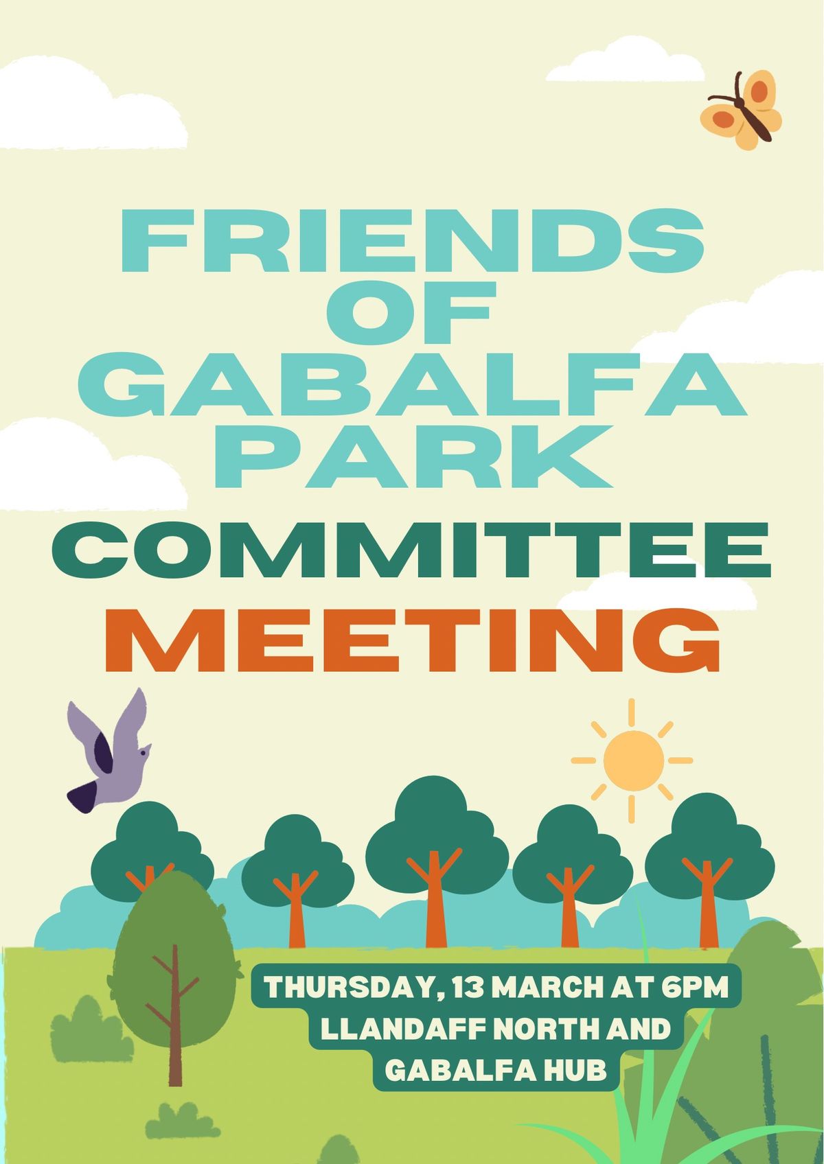 Friends of Gabalfa Park committee meeting