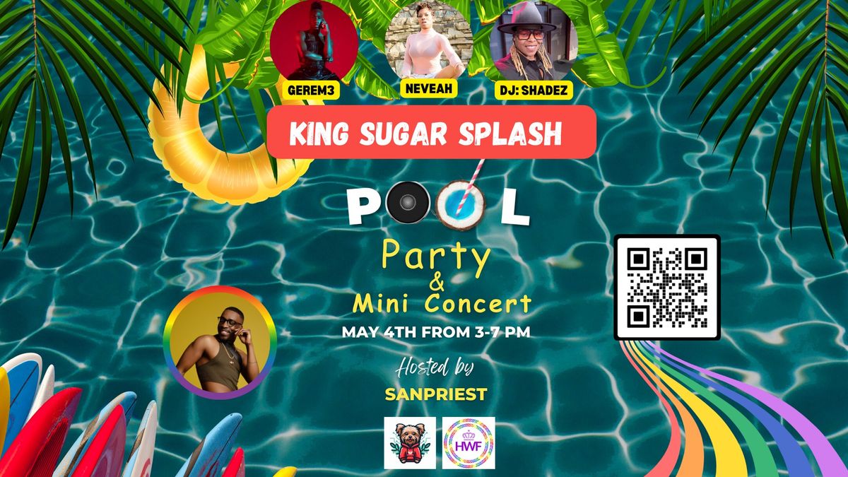 King Sugar Splash- Lake Wylie Mini-Concert & Pool Party