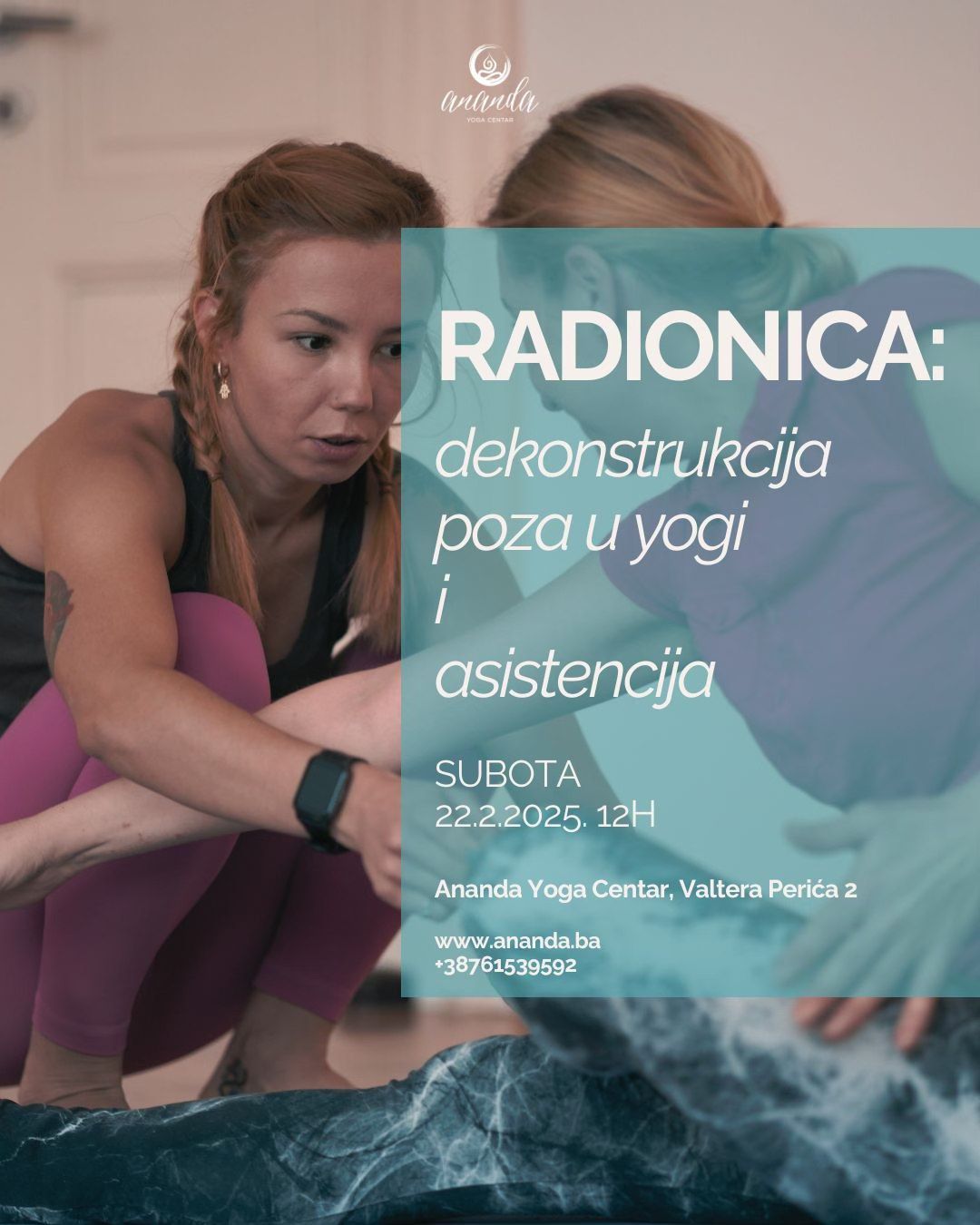 RADIONICA: dekonstrukcija poza u yogi i asistencija