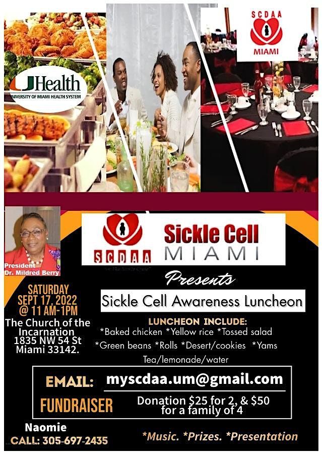 SCDAA Miami Sickle Cell Awareness Luncheon, The Church of the ...