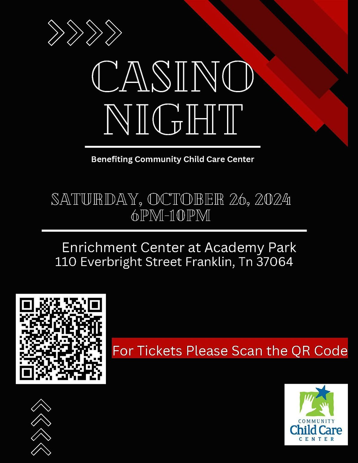 2024 Casino Night benefiting Community Child Care Center