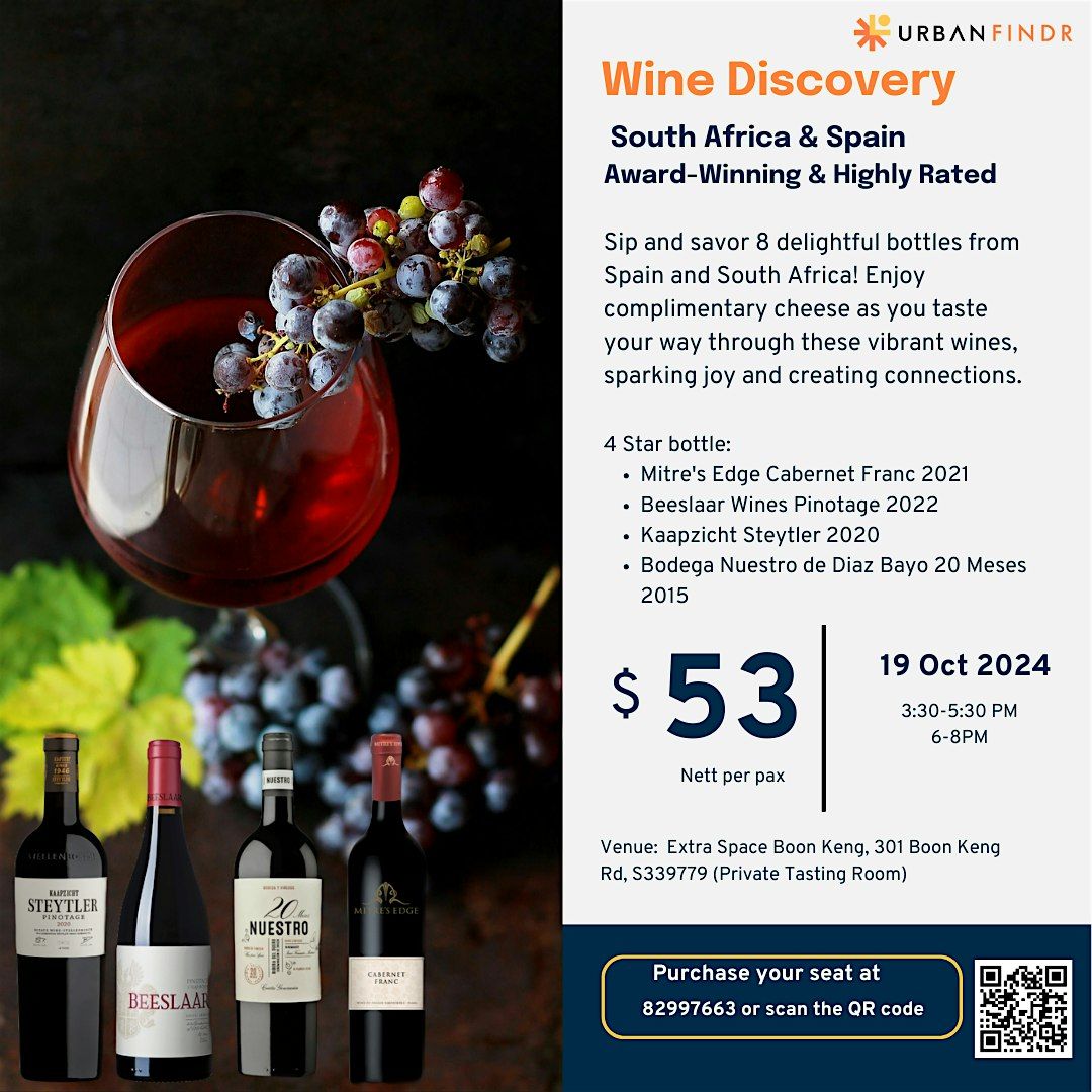 Wine Discovery-  South Africa & Spain - Award-Winning & Highly Rated