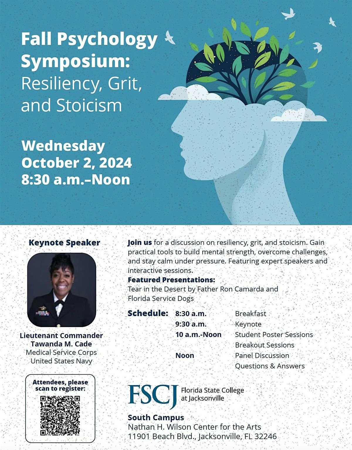 FSCJ Fall Psychology Symposium: Resiliency