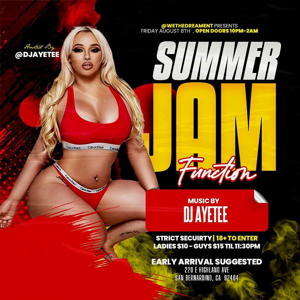 SUMMER JAM (18+)