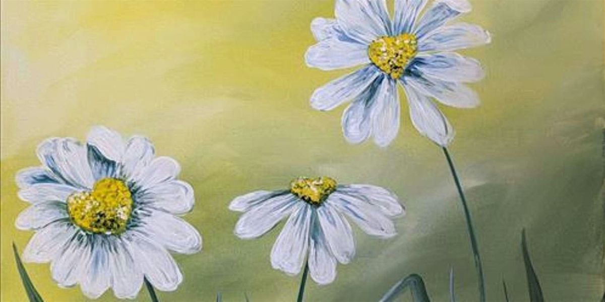 Daisies in the Mist - Paint and Sip by Classpop!\u2122