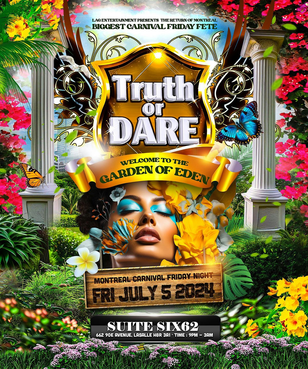 TRUTH OR DARE HD 2024 -Montreal Carnival Friday Night Biggest Fete!