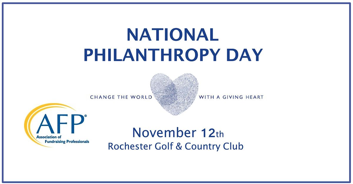 National Philanthropy Day - 2024