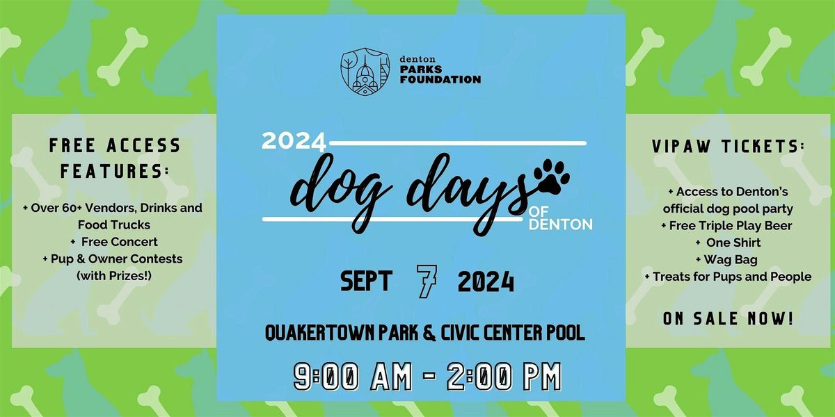 Dog Days of Denton 2024 Vendors