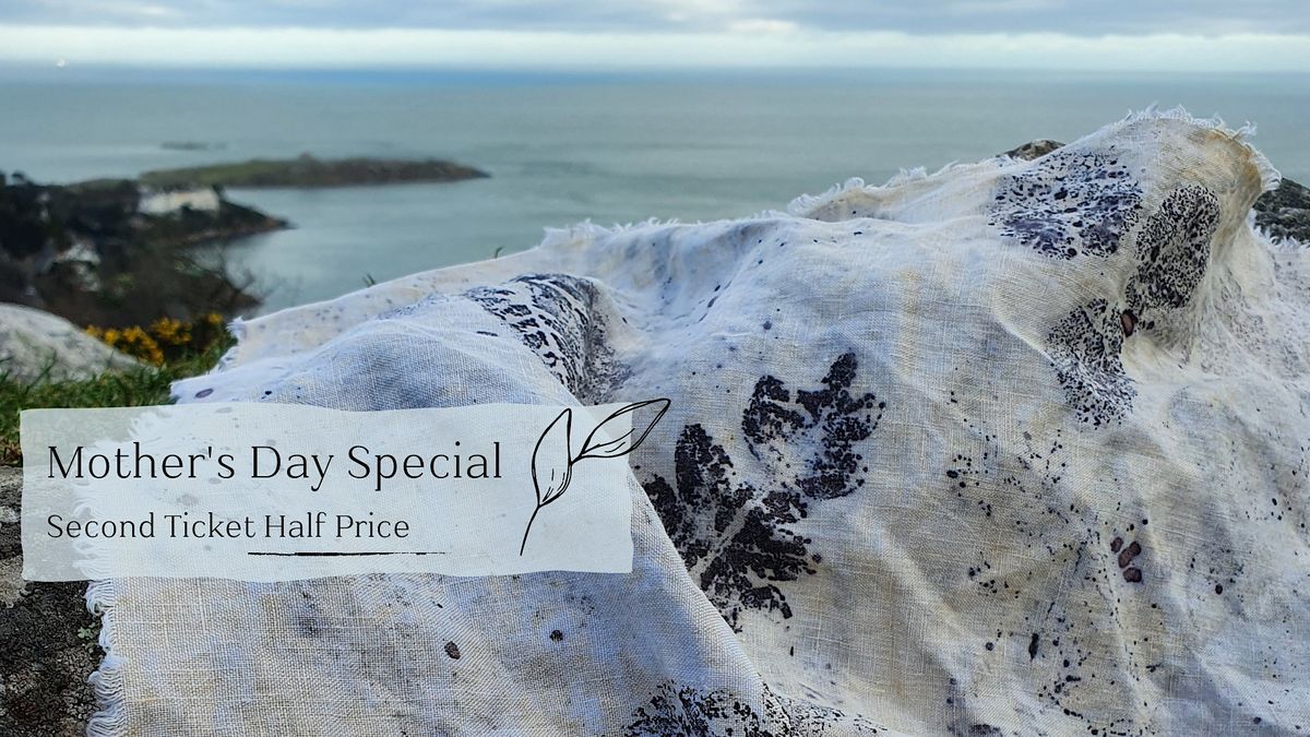 A Foraging Stroll Up Killiney Hill & Eco-Printing With Irish Linen