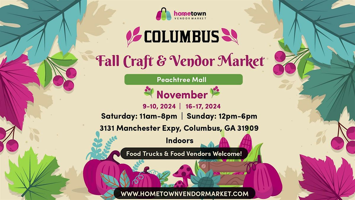 Columbus Fall Craft and Vendor Market