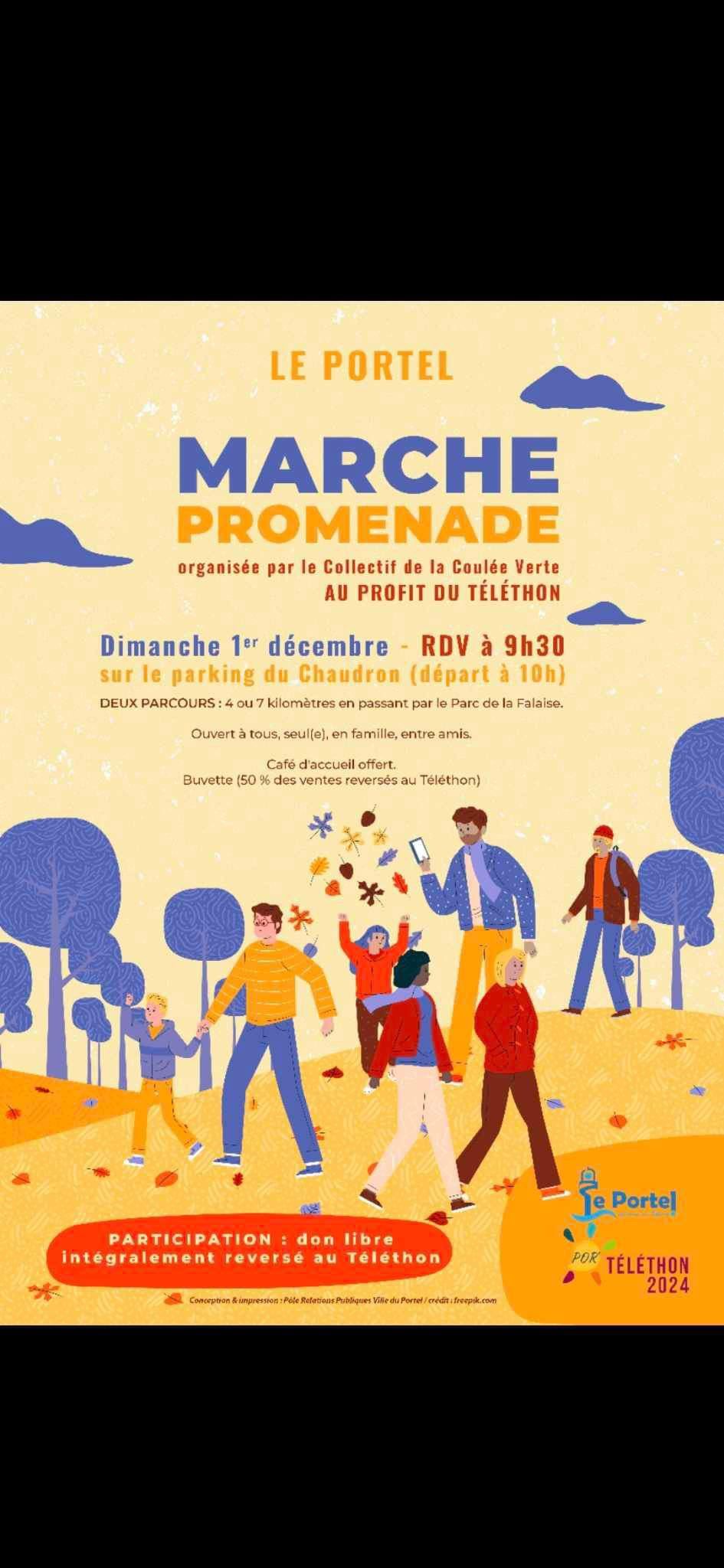 Marche solidaire pour le T\u00e9l\u00e9thon