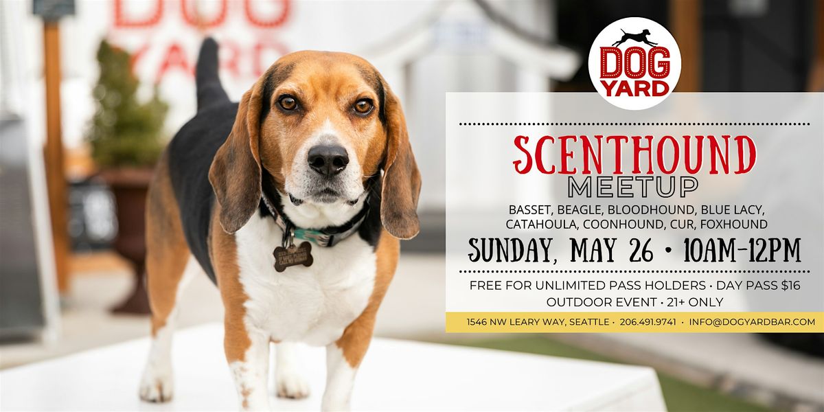Scenthound Meetup at the Dog Yard Bar - Sunday, May 26