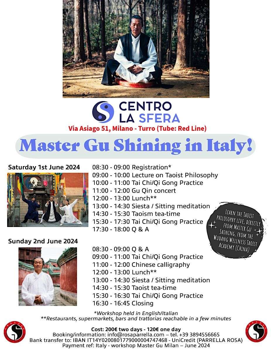 Master Gu Shining in Italy