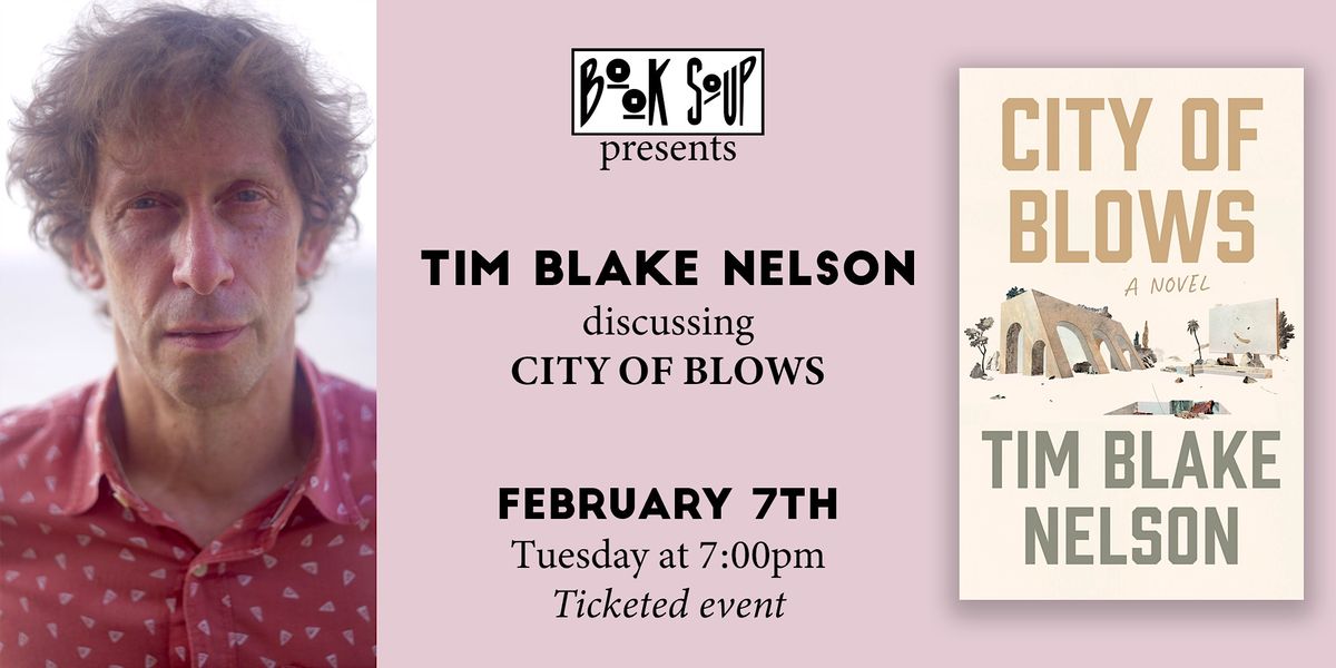 Tim Blake Nelson discusses City of Blows