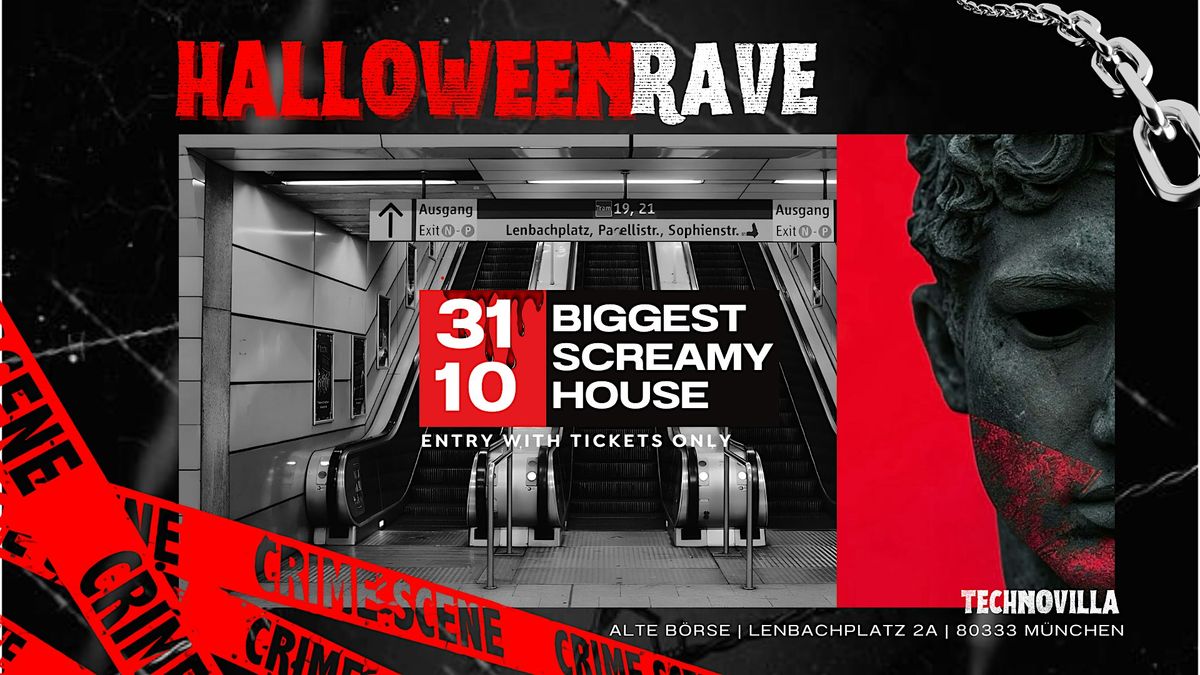 HALLOWEEN RAVE - The Haunted Villa 31.10