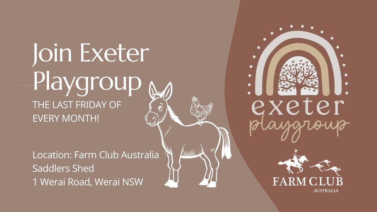 Exeter Playgroup at Farm Club Australia