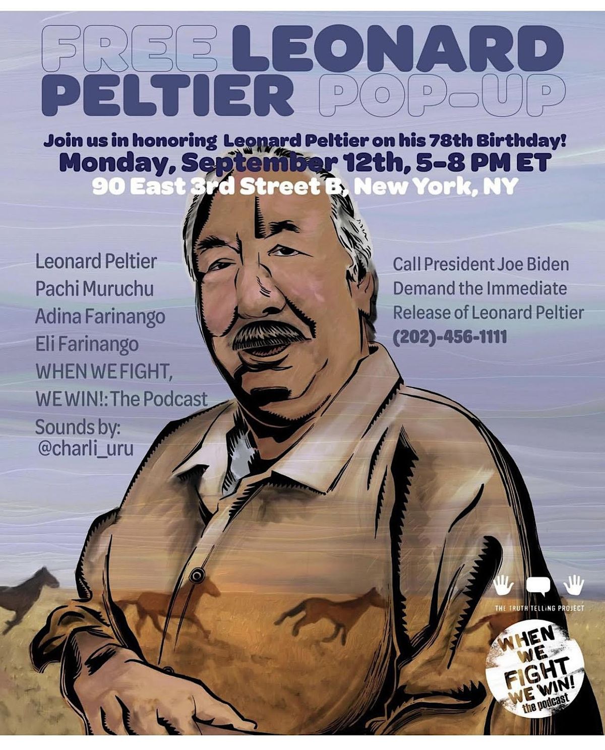 LEONARD PELTIER POP-UP