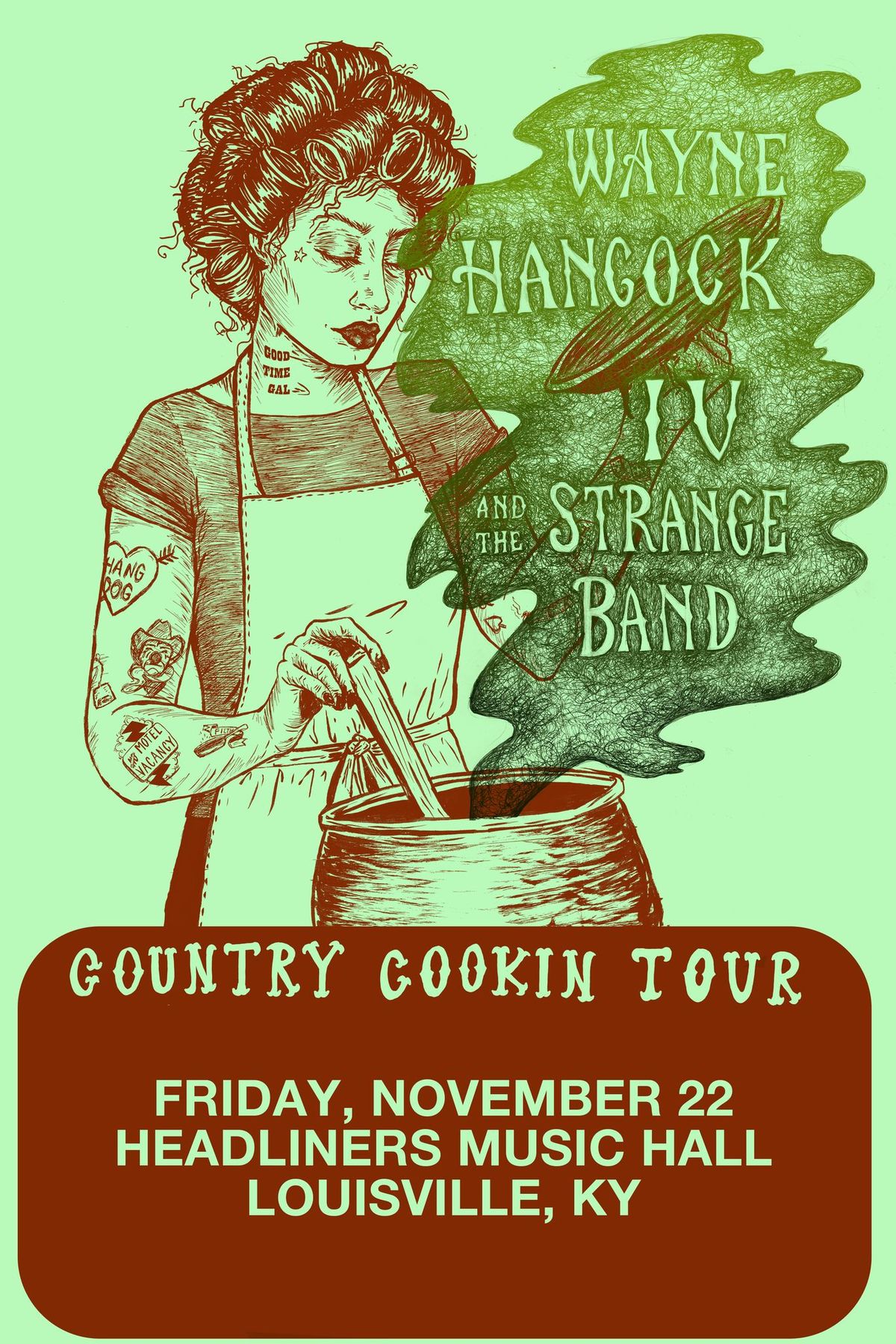 Wayne Hancock with IV and The Strange Band - Headliners Music Hall (Louisville, KY)