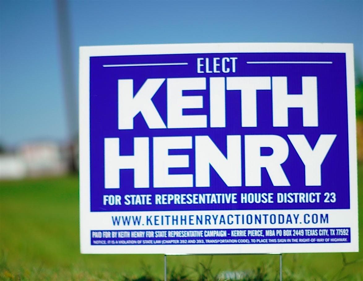 Keith Henry Political Campaign Seafood Fundraiser